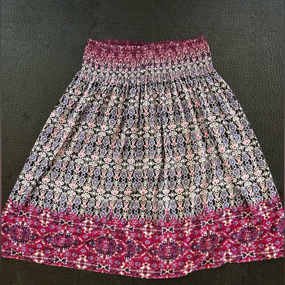NWT J. Jill multi color midi skirt